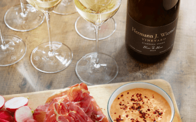 Serrano Ham Chips with Piquillo Pepper Pimento Cheese Dip Recipe